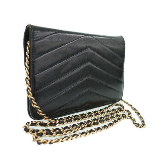 Chanel Chain V Bag Wallet Stitch Chevron - Picture 1 of 9